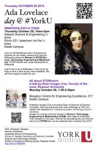 Ada Lovelace Day YorkU