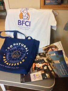 Breastfeeding friendly campus initiative swag