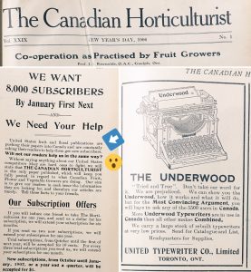 Old horticultural magazines