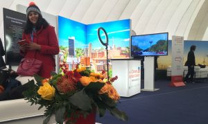 Sapna Sharma in USA off-site climate action domes