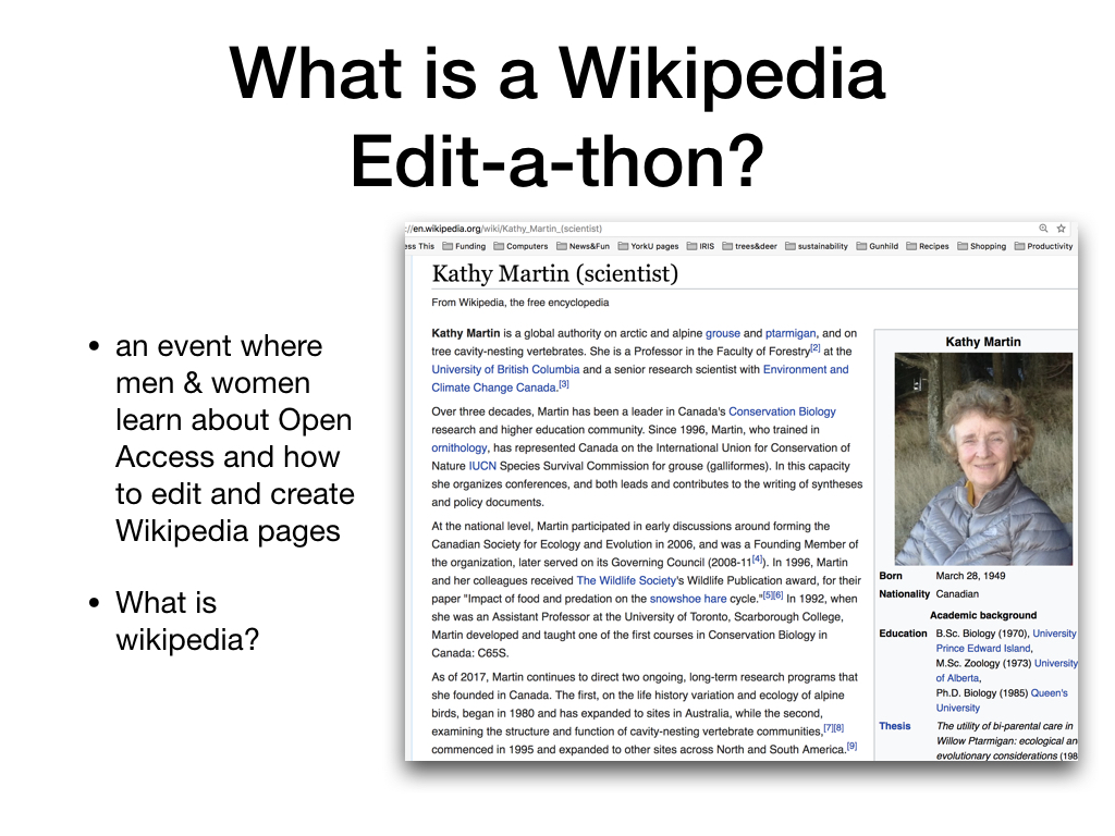 Wikipedia Editathon Slide 3