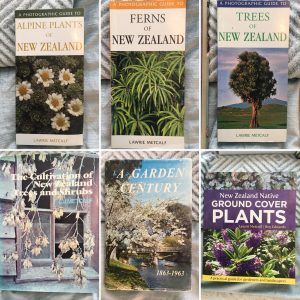 Some of Lawrie Metcalfe’s botany books