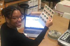 Ms Cheyenne Gumbs working in my lab in 2019